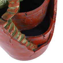 Load image into Gallery viewer, Planter Flower Plant Pots Fairy Garden Pot with Sweet House- Brown - stilyo