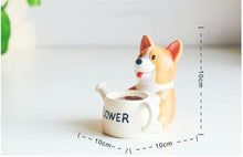 Load image into Gallery viewer, Mini Corgi Ceramic Plant Pot - stilyo