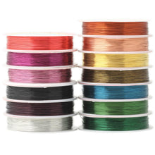 Load image into Gallery viewer, Multi-color Copper Wire - 0.3MM 20M/Roll - stilyo