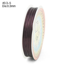 Load image into Gallery viewer, Multi-color Copper Wire - 0.3MM 20M/Roll - stilyo