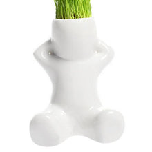 Load image into Gallery viewer, Mini Ceramic White Doll Grass Hair - stilyo