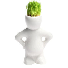 Load image into Gallery viewer, Mini Ceramic White Doll Grass Hair - stilyo