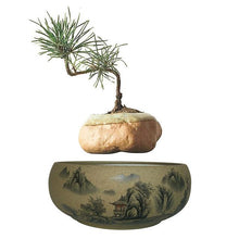 Load image into Gallery viewer, Japanese Village Base Levitating Air-Floating Bonsai Pot - stilyo