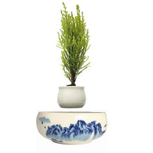 Load image into Gallery viewer, Blue Ocean Base Levitating Air-Floating Bonsai Pot - stilyo