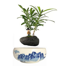 Load image into Gallery viewer, Blue Ocean Base Levitating Air-Floating Bonsai Pot - stilyo
