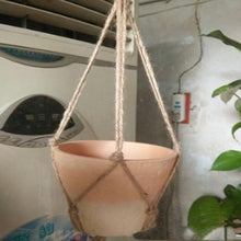 Load image into Gallery viewer, Hanging Pot Holder Rope Basket - stilyo