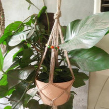 Load image into Gallery viewer, Hanging Pot Holder Rope Basket - stilyo