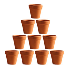 Load image into Gallery viewer, 10Pcs Small Mini Clay Pots - stilyo