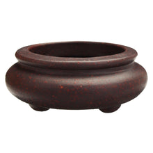 Load image into Gallery viewer, Ceramic Round Chinese Zisha Bonsai Pot 5.7x2.5cm - stilyo