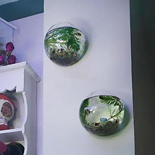 Load image into Gallery viewer, Wall Hanged Transparent Round Pot / Aquarium - stilyo