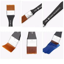 Load image into Gallery viewer, Acrylic Paint Brush - Long Flat Head - stilyo
