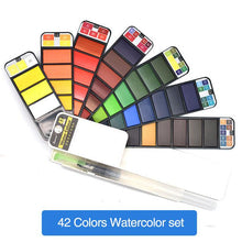 Load image into Gallery viewer, Watercolor Collapsible Suit With Pen - stilyo