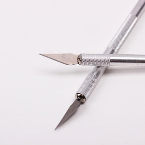 1 Set Metal Blade Pen-like Engraving Knife - stilyo