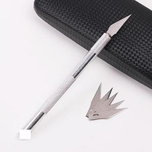 1 Set Metal Blade Pen-like Engraving Knife - stilyo