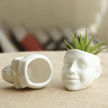 Load image into Gallery viewer, Mini Skull/Face Cute Ceramic Plant Planter - stilyo
