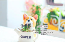 Load image into Gallery viewer, Mini Corgi Ceramic Plant Pot - stilyo
