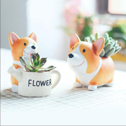 Mini Corgi Ceramic Plant Pot - stilyo