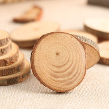 Load image into Gallery viewer, Wood Log Slices Discs for DIY Crafts - 50Pcs/Set 2-4CM - stilyo
