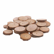 Load image into Gallery viewer, Wood Log Slices Discs for DIY Crafts - 50Pcs/Set 2-4CM - stilyo
