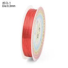 Load image into Gallery viewer, Multi-color Copper Wire - 0.3MM 20M/Roll - stilyo
