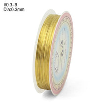 Load image into Gallery viewer, Multi-color Copper Wire - 0.3MM 20M/Roll - stilyo

