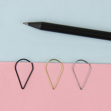 Load image into Gallery viewer, 10PCS Heart/Drop Shaped Paper Clips - stilyo
