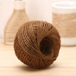 Jute Roll Twine DIY Hemp Rope - 55yards/160feet - stilyo