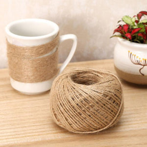 Jute Roll Twine DIY Hemp Rope - 55yards/160feet - stilyo