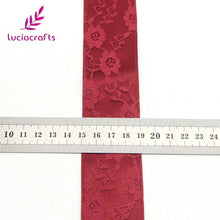 Load image into Gallery viewer, 40mm Satin Flowers Lace Ribbons - stilyo
