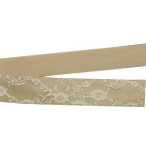 40mm Satin Flowers Lace Ribbons - stilyo