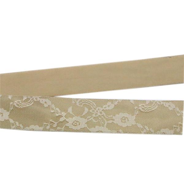 40mm Satin Flowers Lace Ribbons - stilyo