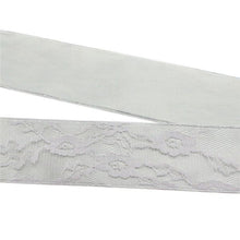 Load image into Gallery viewer, 40mm Satin Flowers Lace Ribbons - stilyo
