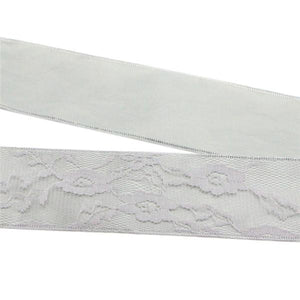 40mm Satin Flowers Lace Ribbons - stilyo