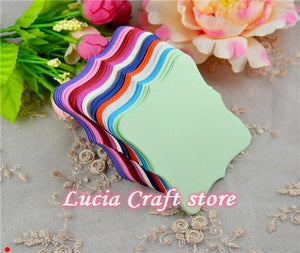 7.5cm 12pcs mixed colors bookmark label card - stilyo