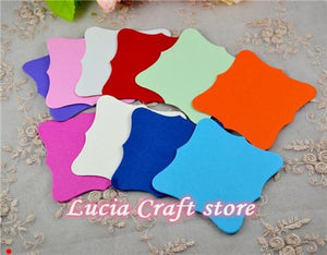 7.5cm 12pcs mixed colors bookmark label card - stilyo