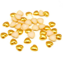 Load image into Gallery viewer, 10mm Flatback Heart Shaped ABS Beads - stilyo
