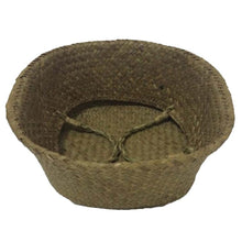 Load image into Gallery viewer, Seagrass Foldable Hanging Wickerwork Basket - stilyo
