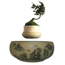 Load image into Gallery viewer, Japanese Village Base Levitating Air-Floating Bonsai Pot - stilyo

