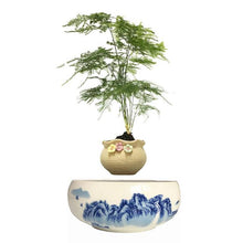 Load image into Gallery viewer, Blue Ocean Base Levitating Air-Floating Bonsai Pot - stilyo
