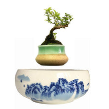 Load image into Gallery viewer, Blue Ocean Base Levitating Air-Floating Bonsai Pot - stilyo
