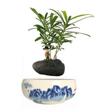 Load image into Gallery viewer, Blue Ocean Base Levitating Air-Floating Bonsai Pot - stilyo
