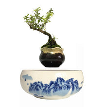 Load image into Gallery viewer, Blue Ocean Base Levitating Air-Floating Bonsai Pot - stilyo
