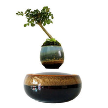 Load image into Gallery viewer, Black Eye Base Levitating Air-Floating Bonsai Pot - stilyo
