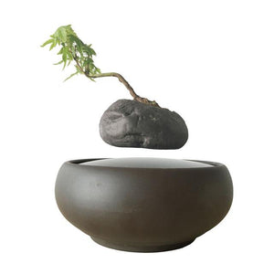 Blackout Base Levitating Air-Floating Bonsai Pot - stilyo