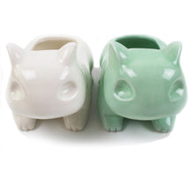 Load image into Gallery viewer, Cute Ceramic Bulbasaur Planter Flowerpot - stilyo
