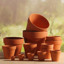 Load image into Gallery viewer, 10Pcs Small Mini Clay Pots - stilyo
