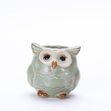 Load image into Gallery viewer, Mini Ceramic Owl Plant Pot (Random Design) - stilyo
