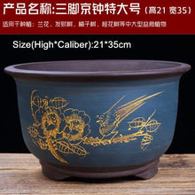 Load image into Gallery viewer, Boutique Zisha Clay Bonsai Pot Hand-Painted - stilyo
