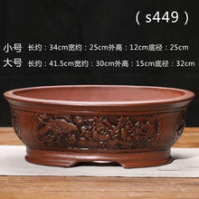 Load image into Gallery viewer, Purple Clay Ceramic Flower Pot - stilyo
