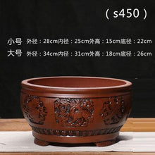 Load image into Gallery viewer, Purple Clay Ceramic Flower Pot - stilyo
